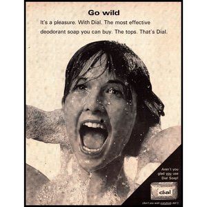 1964 Dial Deodorant Bar Soap Vintage Print Ad Go Wild Shower Wall Art